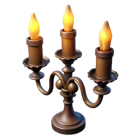 wonderful abstract A Wrought Iron Candelabra Holding Three authentic png