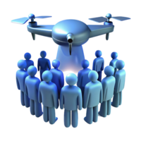 stunning rustic A Levitating Drone Casting a Menacing Shadow exclusive png