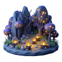 wonderful modern A Group of Fireflies Illuminating a Dark for detailed png