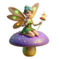 stunning abstract A Mischievous Pixie with Iridescent Wings genuine png