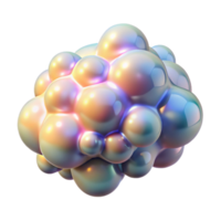 extraordinary vintage A Cloud of Iridescent Bubbles Floating authentic png