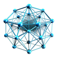 serene classic A Network of Interconnected Glowing high quality png