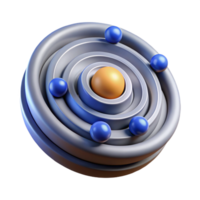 striking vintage Ultra-detailed, isolated cutout concept art style rendering of a single, advanced gravity generator, emitting subtle gravitational waves with Transparent Background high resolution png