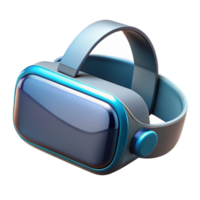 standout artistic Virtual reality headset, sleek, wireless with Transparent Background premium png