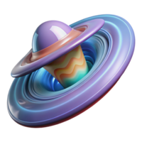 vibrant rustic A Spaceship Entering a Wormhole Swirling premium png