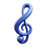 dazzling acclaimed Concept art style, isolated cutout of a single, abstract, treble clef with Transparent Background png