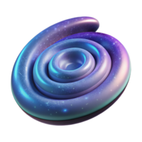 dazzling rare Hyper-specific, professional render of an isolated cutout of a single, galaxy spiral with Transparent Background png