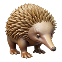 sumptuous unparalleled Echidna, short-beaked, foraging, with Transparent Background png
