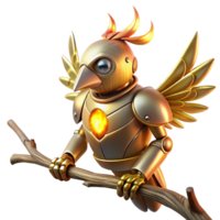wonderful modern A Robot with a Bird Like Head and high resolution png