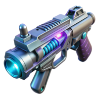 magnificent passionate impressionist Plasma rifle, futuristic design, energy cells with Transparent Background gallery standard png
