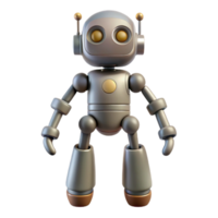 notable abstract Isolated cutout, concept art style, hyper-specific depiction of a single nanobot with mechanical arms with Transparent Background handcrafted png