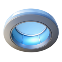 playful gorgeous Skylight, circular, modern architecture with Transparent Background ultra HD png