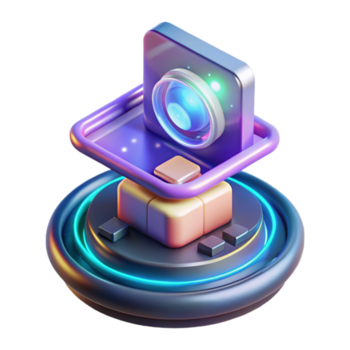 excepcional elegante conceito arte estilo, hiperespecífico render do uma levitando holográfico computador interface, exibindo intrincado código isolado Cortar fora com transparente fundo museu qualidade png