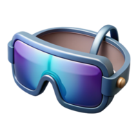 bold mesmerizing Futuristic glasses, augmented reality display, sleek design with Transparent Background refined png