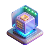 timeless vintage Concept art style, hyper-specific render of a levitating holographic computer interface, displaying intricate code Isolated cutout with Transparent Background studio quality png