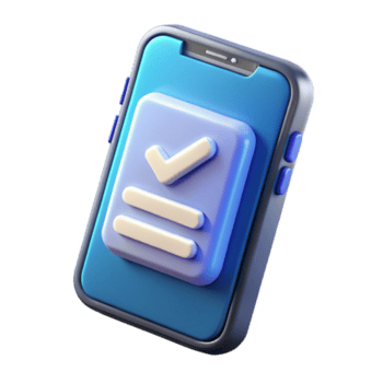 spektakulär exceptionell hyperspecifik, begrepp konst stil, isolerat Skära ut av en enda, transparent flexibel smartphone visning koda med transparent bakgrund png