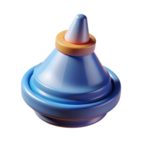 extraordinary dynamic rustic Ultra-detailed, photorealistic professional render of a single, isolated D printer nozzle, isolated cutout with Transparent Background artisan png