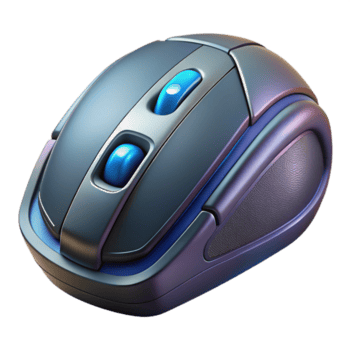 bellissima biologico isolato ritagliare, fotorealistico rendere di un' separare, Avanzate gioco topo, intricato pulsante disposizione e strutturato presa con trasparente sfondo studio qualità png