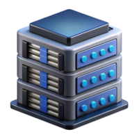 quintessential organic Ultra-detailed, professional render of a single, futuristic, modular server rack component Isolated cutout with Transparent Background original png
