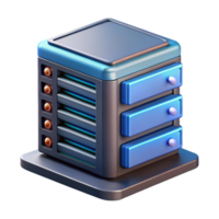 exemplary traditional Ultra-detailed, professional render of a single, futuristic, modular server rack component Isolated cutout with Transparent Background exclusive png