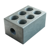 distinguished coastal Concrete block, gray, construction material with Transparent Background precision png