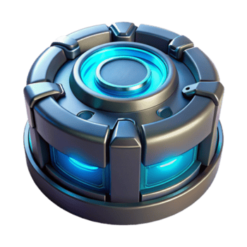 degno di nota notevole isolato ritagliare, concetto arte stile rendere di un' separare, incandescente, futuristico energia nucleo iperspecifico dettagli con trasparente sfondo png