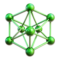whimsical enchanting A complex, interconnected network of glowing green lines with Transparent Background perfect clarity png