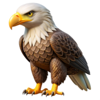 wonderful rustic A Majestic Bald Eagle Soaring Through a genuine png