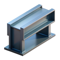 magnificent timeless Steel beam, I-beam, structural element with Transparent Background png