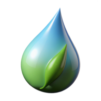 extraordinary abstract A Single Rain Drop Falling from a Leaf high quality png