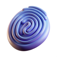 picturesque bold victorian A stylized, abstract representation of a fingerprint with Transparent Background masterfully captured png