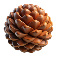 wonderful rustic A Close Up of a Pine Cone with Intricate original png
