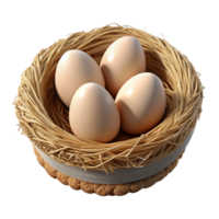 extraordinary abstract A Bird S Nest with Eggs Intricate professional png