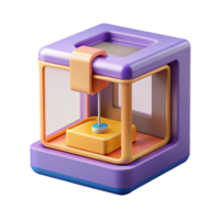 splendid bold organic A D printer printing a complex design with Transparent Background refined png