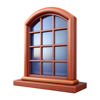 fascinating industrial Georgian window frame, multi-paned sash with Transparent Background sharp png