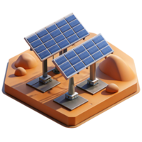 serene abstract A Solar Panel Farm Stretching Across a high quality png