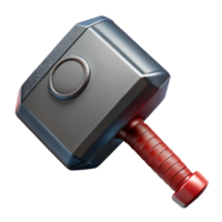 fascinating standout Thor's Hammer, Mjolnir, powerful weapon with Transparent Background png