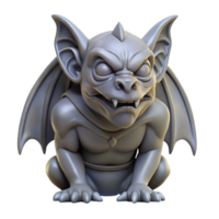 immaculate distinguished Gothic cathedral gargoyle, grotesque sculpture with Transparent Background png