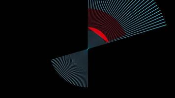 Abstract Statistical Data Radar Digital Rendering video