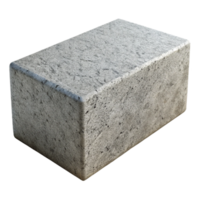captivating playful artistic Concrete block, textured surface with Transparent Background 8K png