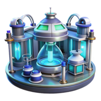 wonderful rustic A Futuristic Laboratory Filled with authentic png