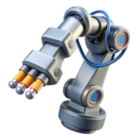 enchanting intense coastal Ultra-detailed, concept art style, isolated cutout of a cybernetic, robotic arm with exposed wiring with Transparent Background fine detail png