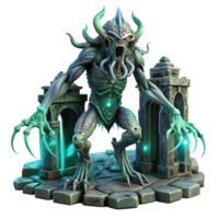 elegant modern A Biomechanical Creature with Metallic authentic png