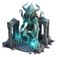 wonderful classic A Biomechanical Creature with Metallic authentic png