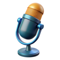 ethereal breathtaking Microphone recording audio with Transparent Background high resolution png