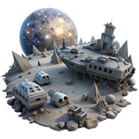 dramatic rustic A Spaceship Graveyard Filled with Derelict exclusive png