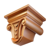 fascinating passionate bohemian Architrave molding, decorative wood trim with Transparent Background sharp png