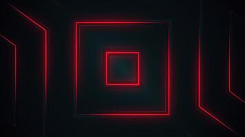 Trendy retro red neon background with a 1980s style repeating geometric pattern. Full HD looping animation. video