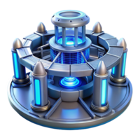 extraordinary rustic A Futuristic Space Station with Rotating professional png