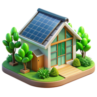 impressive traditional A Modern Eco Friendly House with Solar high quality png